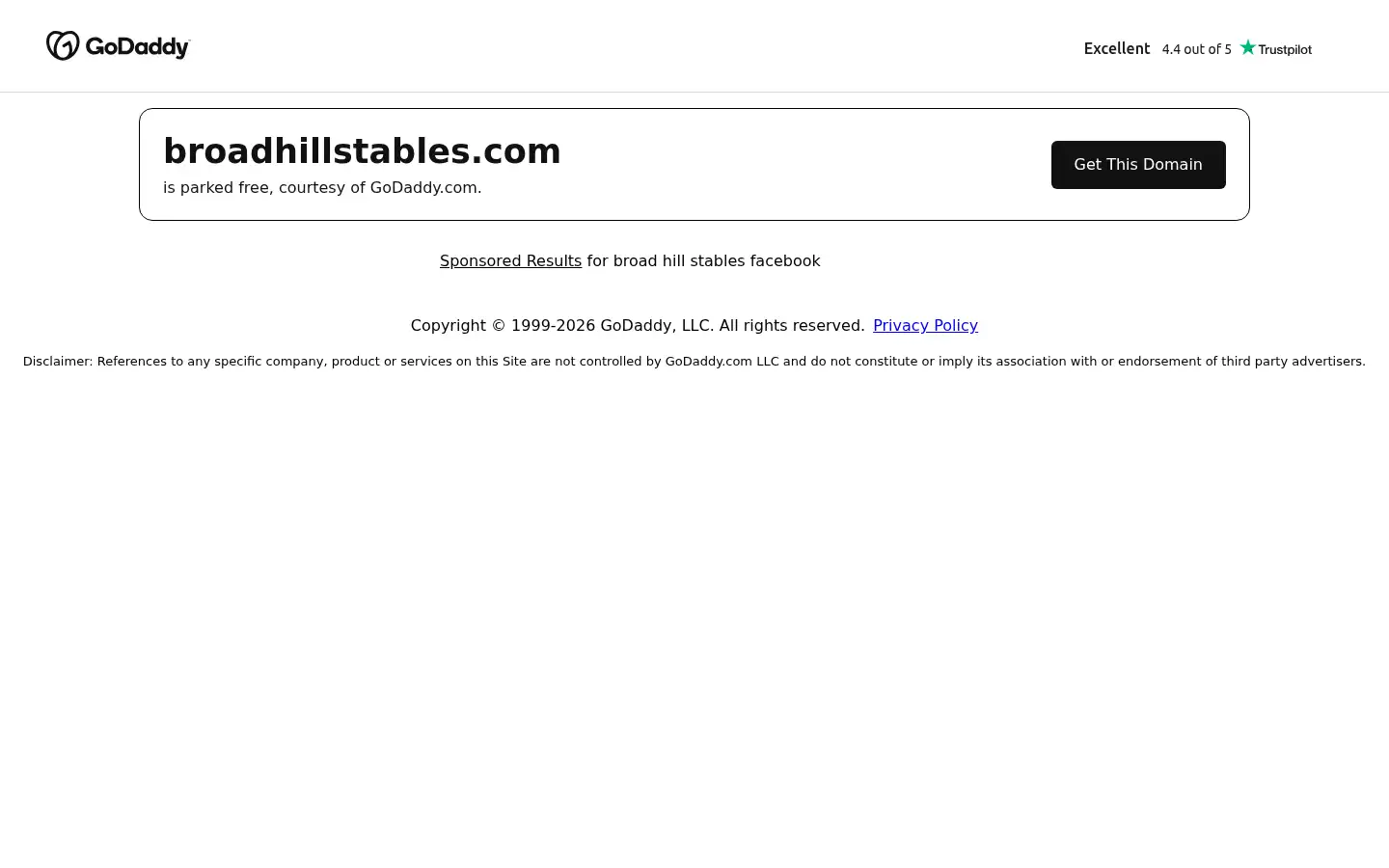 Screenshot of broadhillstables.com