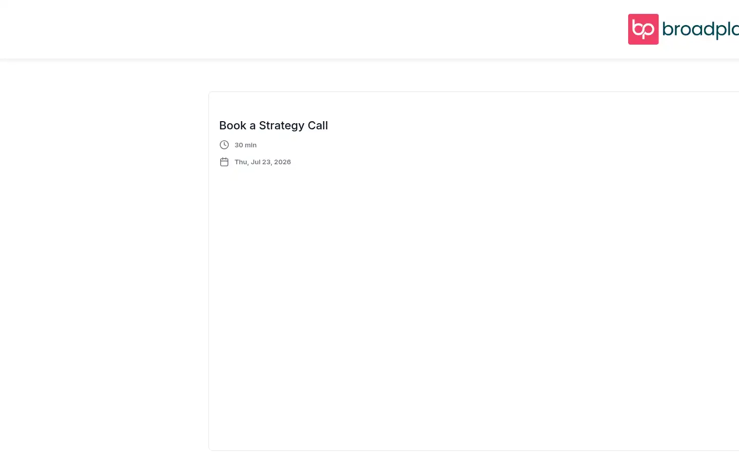 Screenshot of broadplace.com