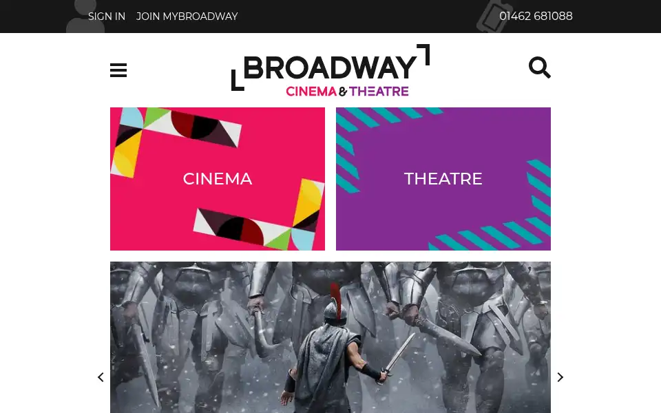 Screenshot of broadway-letchworth.com