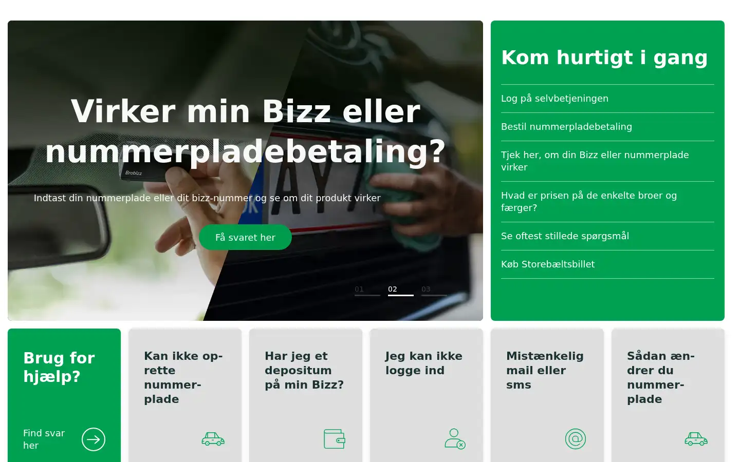Screenshot of brobizz.com