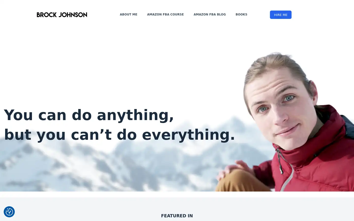 Screenshot of brockrjohnson.com