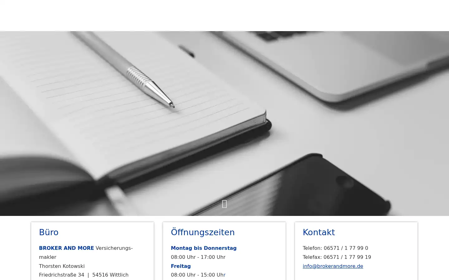 Screenshot of brokerandmore.de