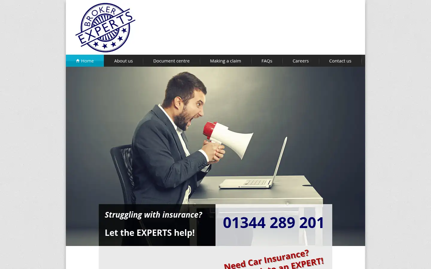 Screenshot of brokerexperts.co.uk