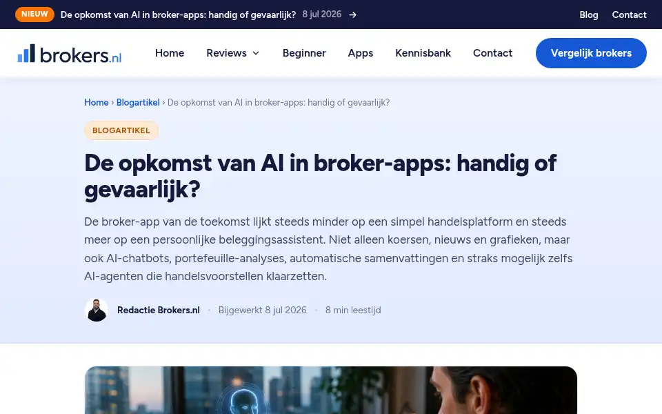 Screenshot of brokers.nl
