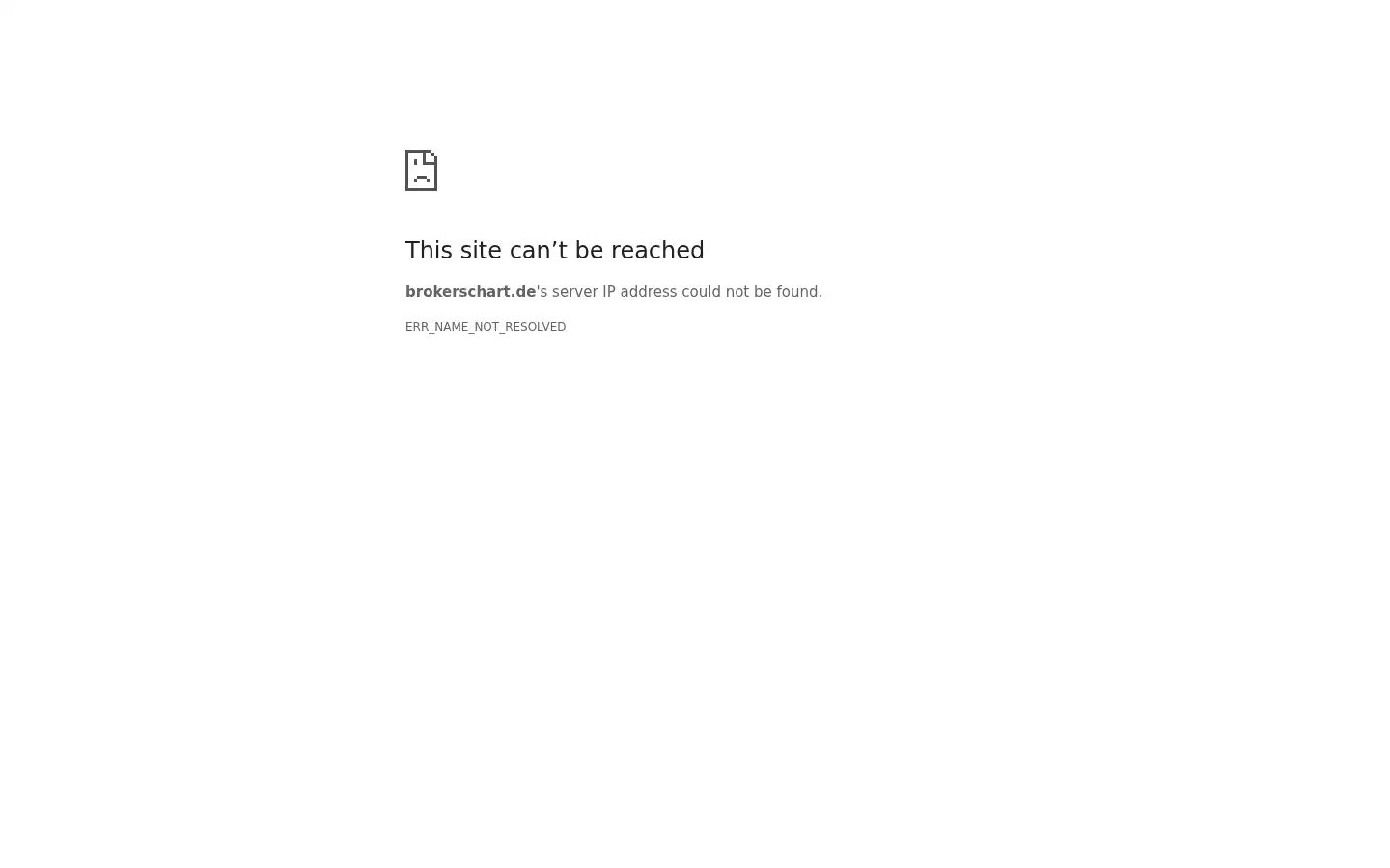 Screenshot of brokerschart.de
