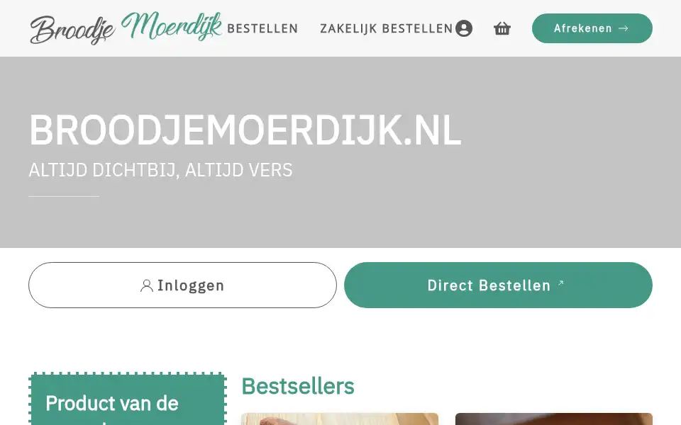 Screenshot of broodjemoerdijk.nl