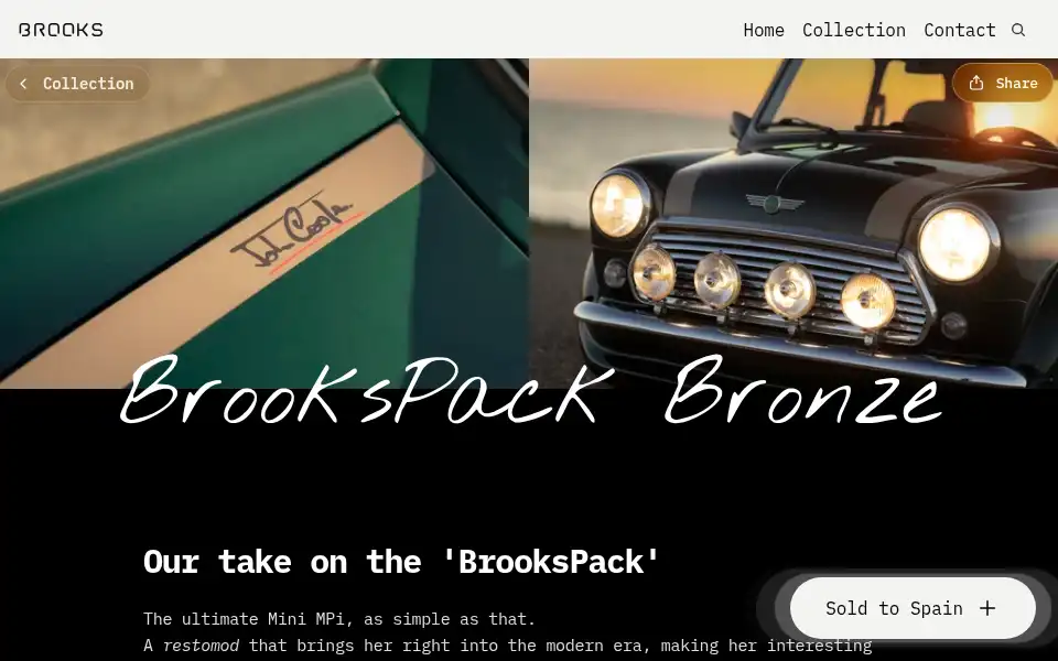 Screenshot of brooks-motors.com