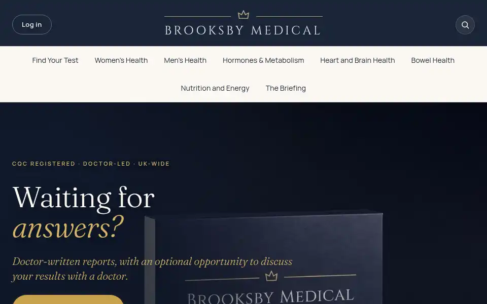 Screenshot of brooksbymedical.com