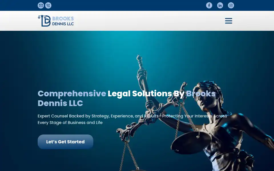 Screenshot of brooksdennisllc.com