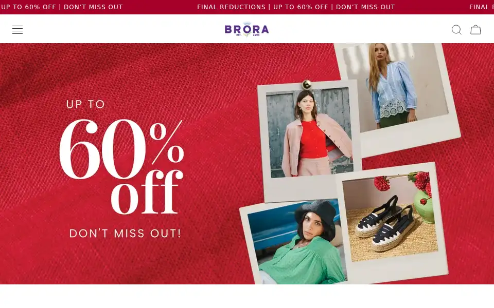 Screenshot of brora.co.uk