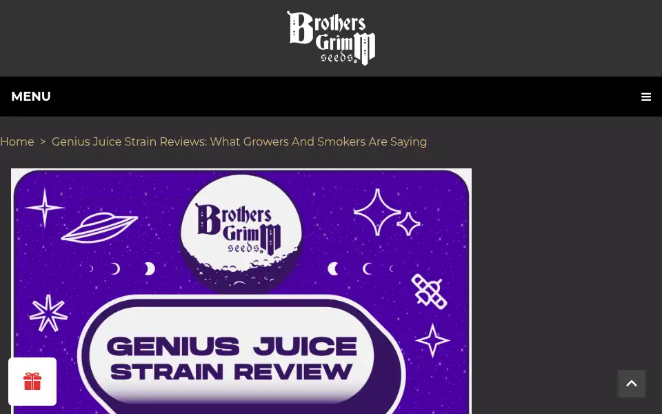 Screenshot of brothersgrimmseeds.com