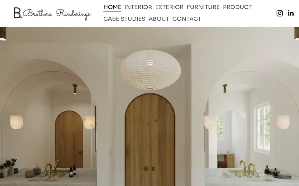 Screenshot of brothersrenderings.com