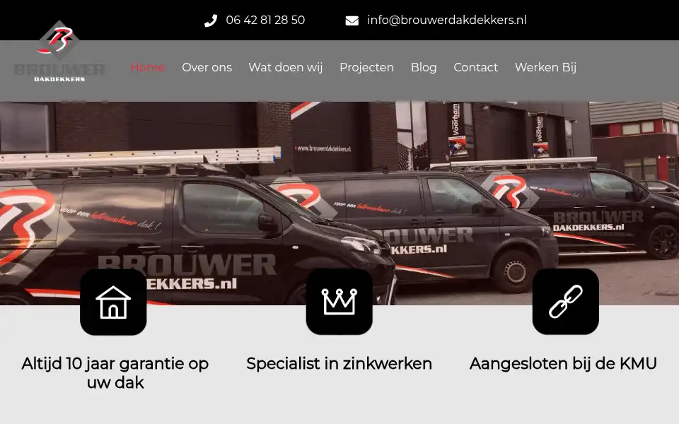 Screenshot of brouwerdakdekkers.nl