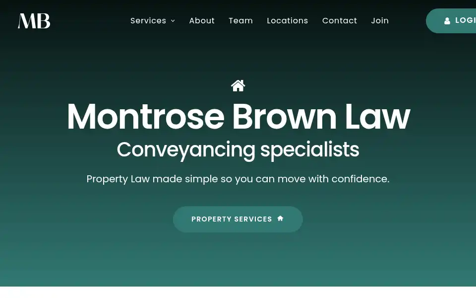 Screenshot of brownandco-law.co.uk