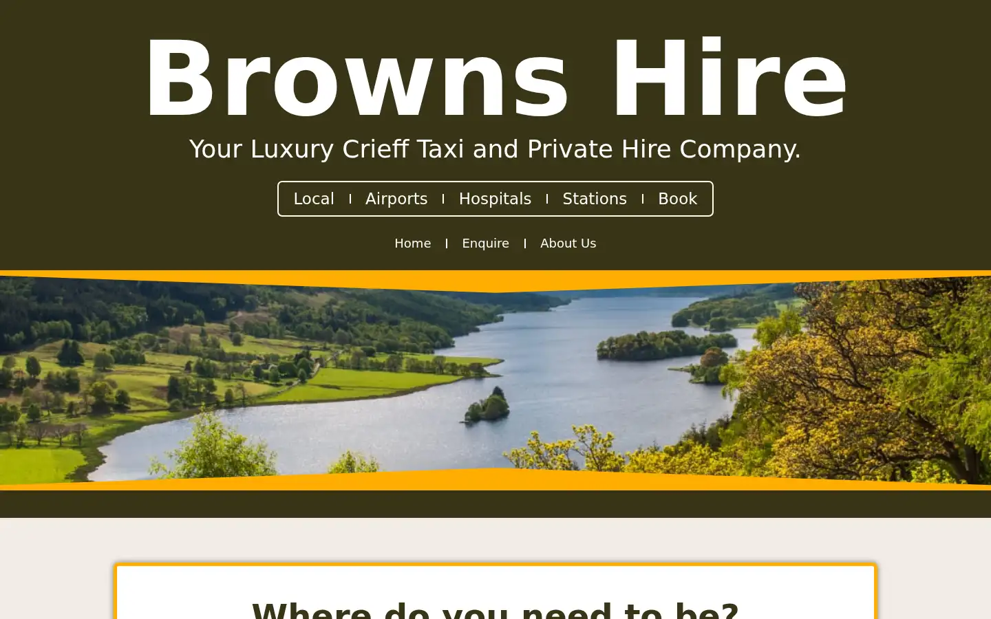 Screenshot of brownshire.co.uk