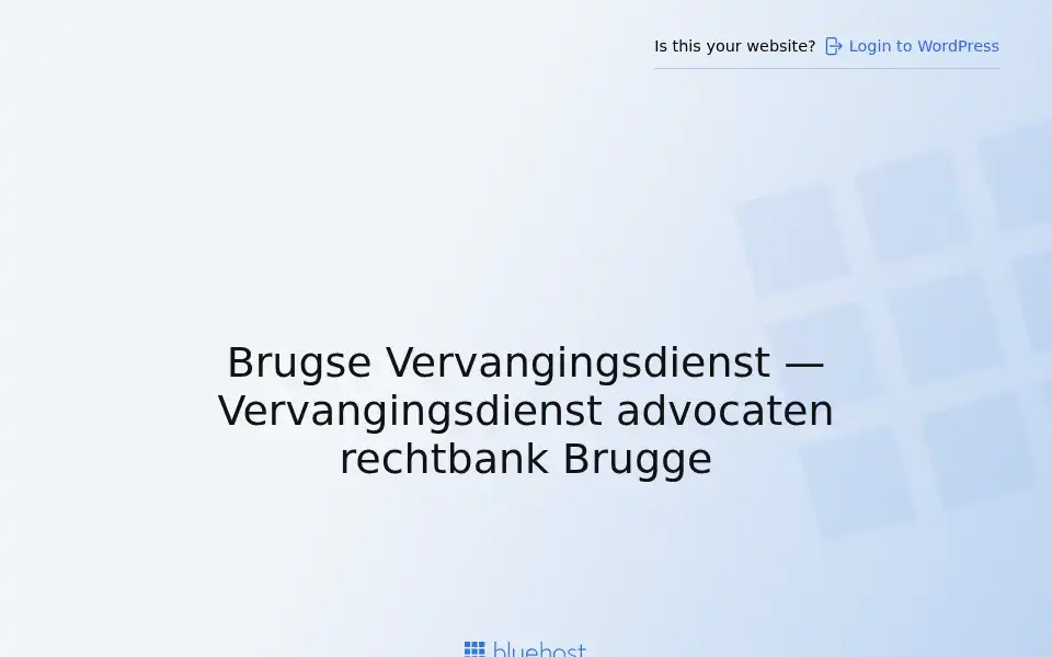 Screenshot of brugsevervangingsdienst.be