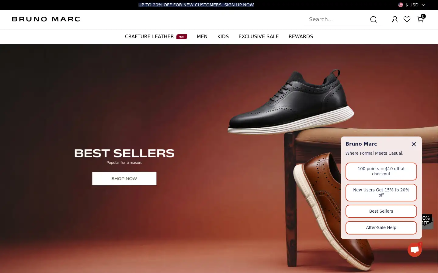 Screenshot of brunomarc.com