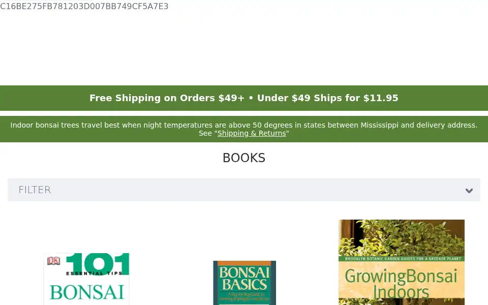 Screenshot of brusselsbonsai.com