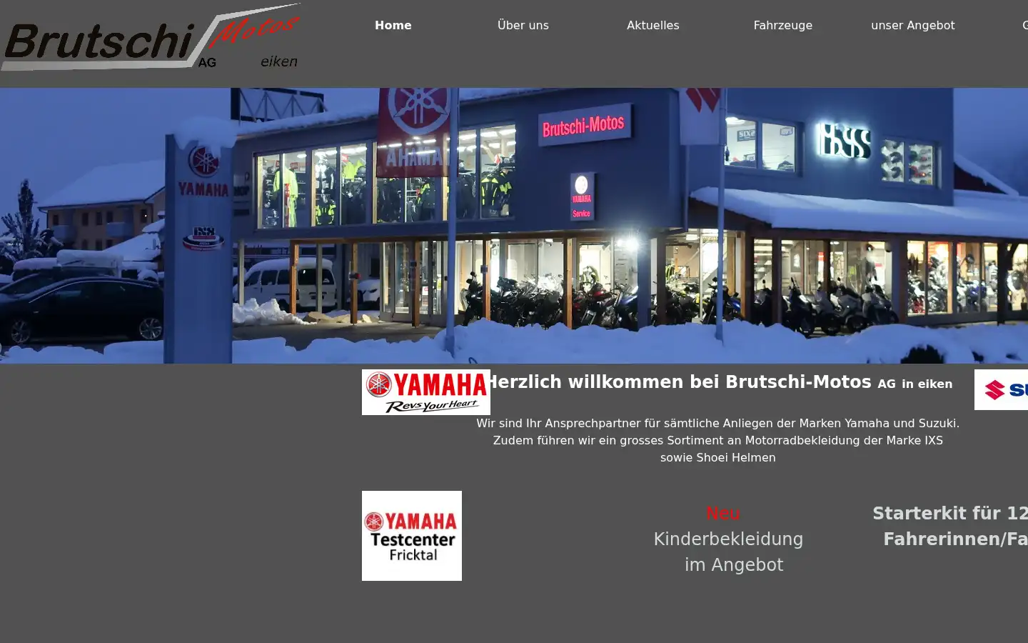 Screenshot of brutschi-motos.ch