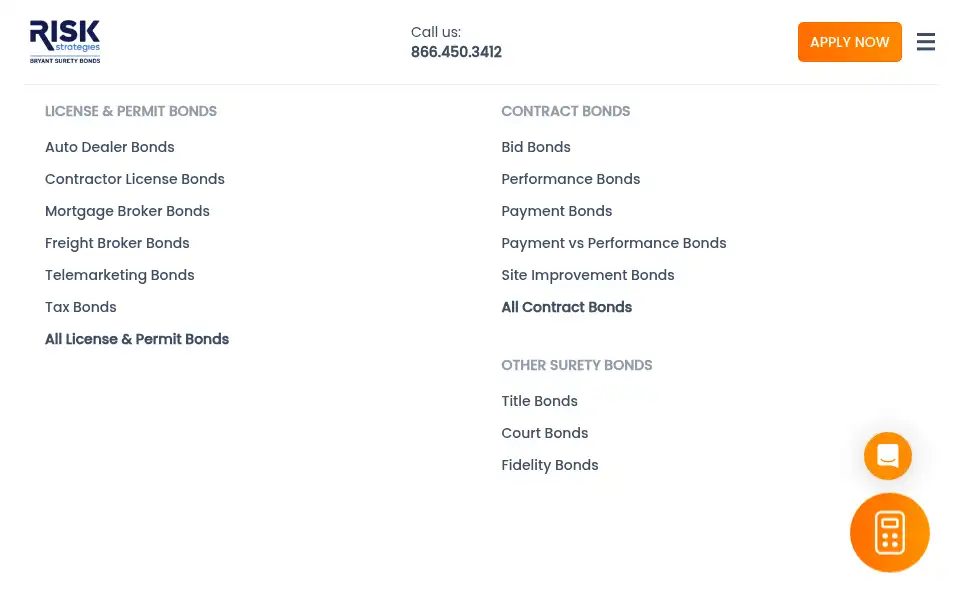 Screenshot of bryantsuretybonds.com