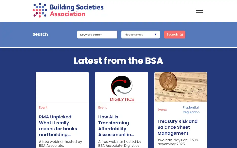 Screenshot of bsa.org.uk