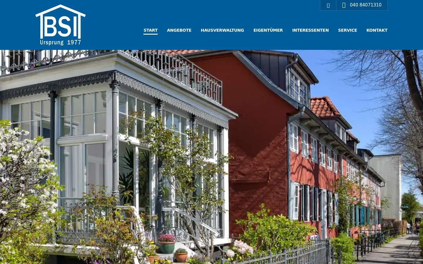 Screenshot of bschulz-immo.de