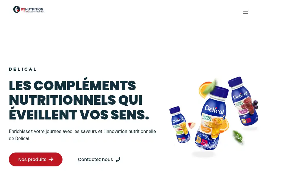 Screenshot of bsnutrition.com