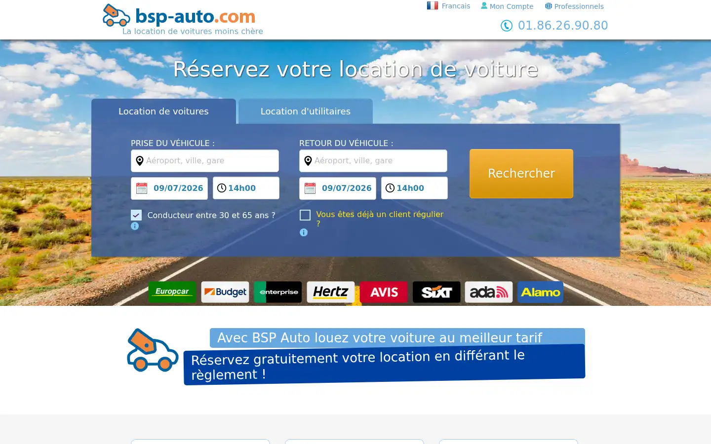 Screenshot of bsp-auto.com