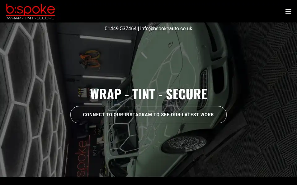 Screenshot of bspokeauto.co.uk