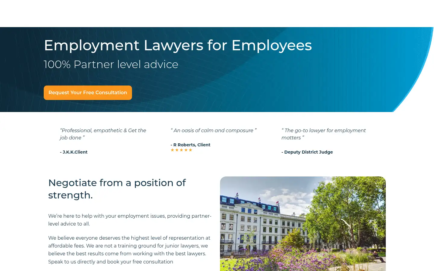 Screenshot of bsquarelaw.co.uk
