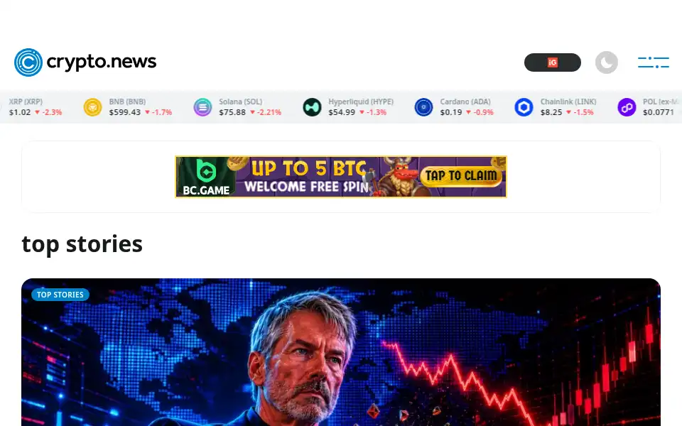 Screenshot of btcmanager.com