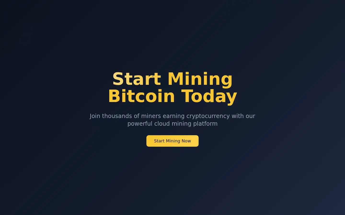 Screenshot of btcminingbase.com