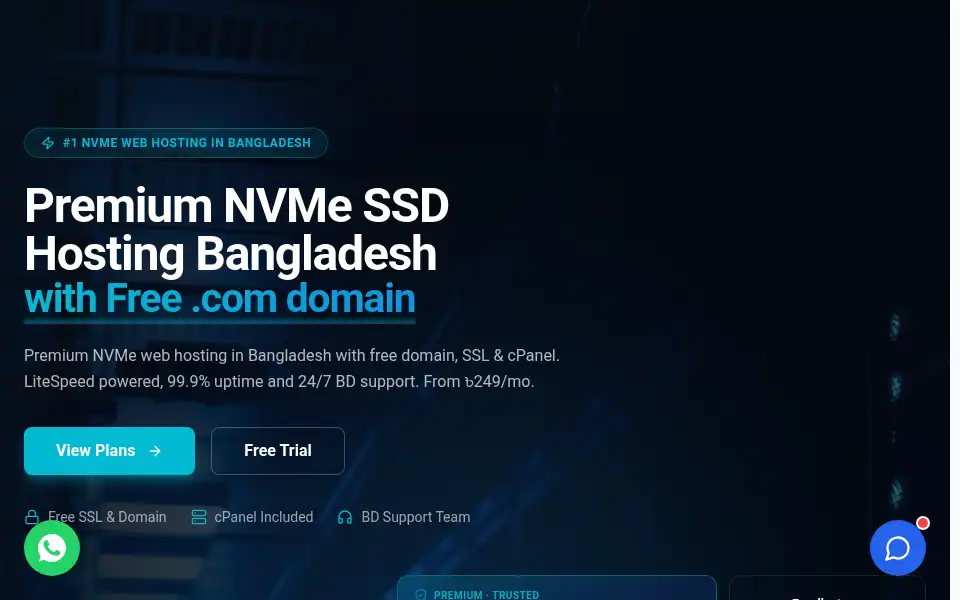 Screenshot of btmaxhost.com