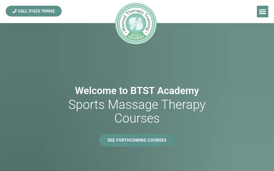 Screenshot of btstacademy.co.uk