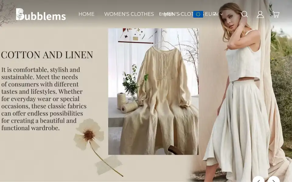 Screenshot of bubblems.com
