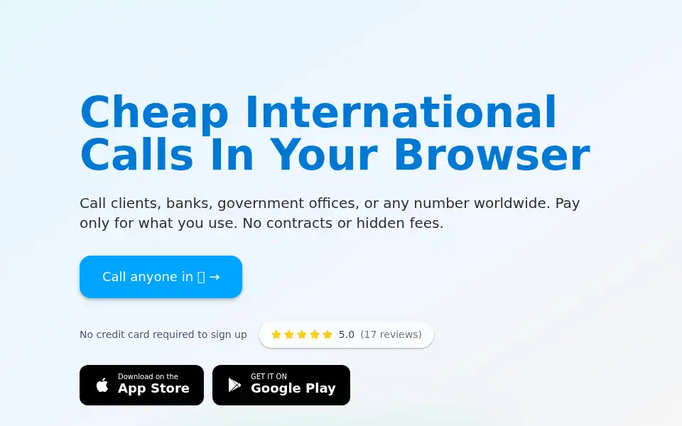 Screenshot of bubblyphone.com