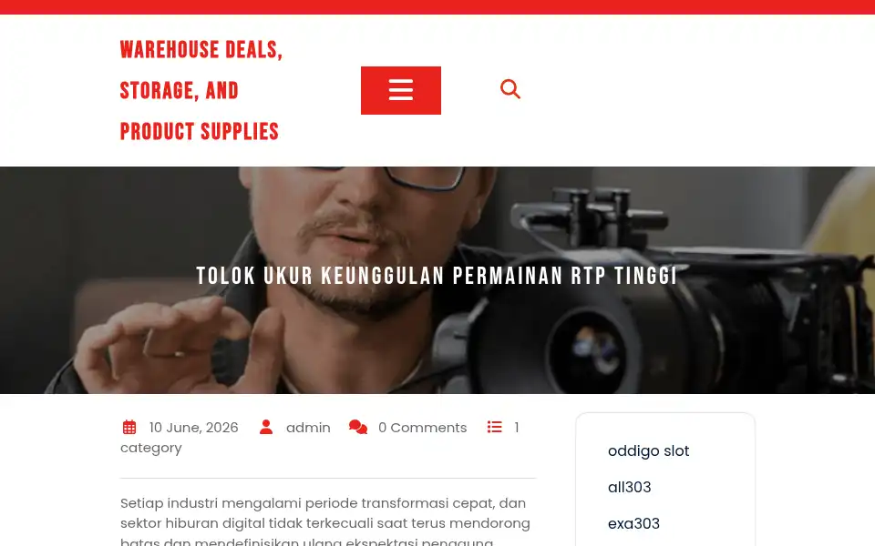 Screenshot of bubswarehouse.com