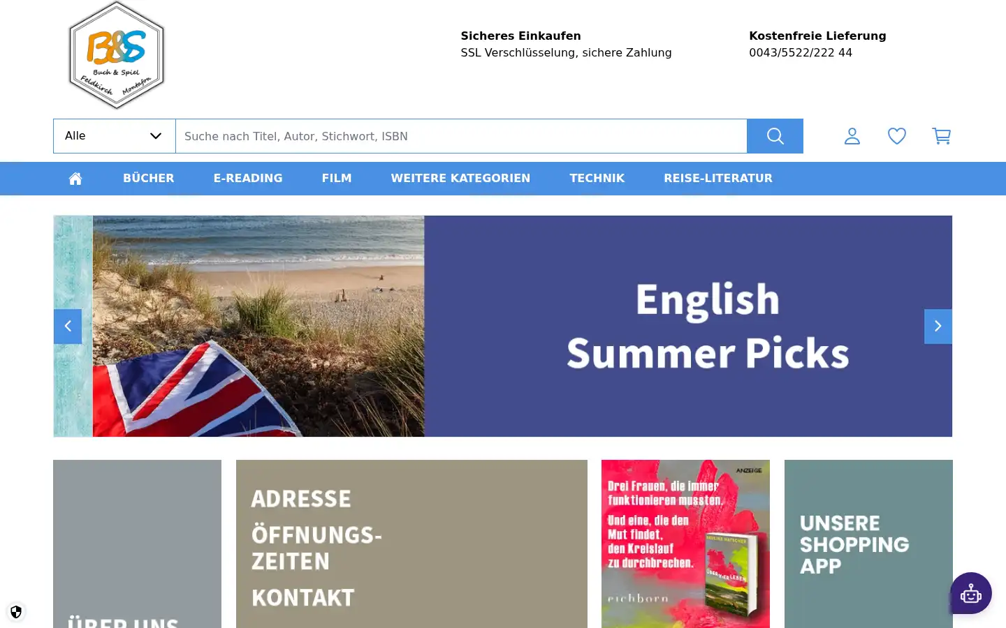 Screenshot of buch-eggler.buchkatalog.at