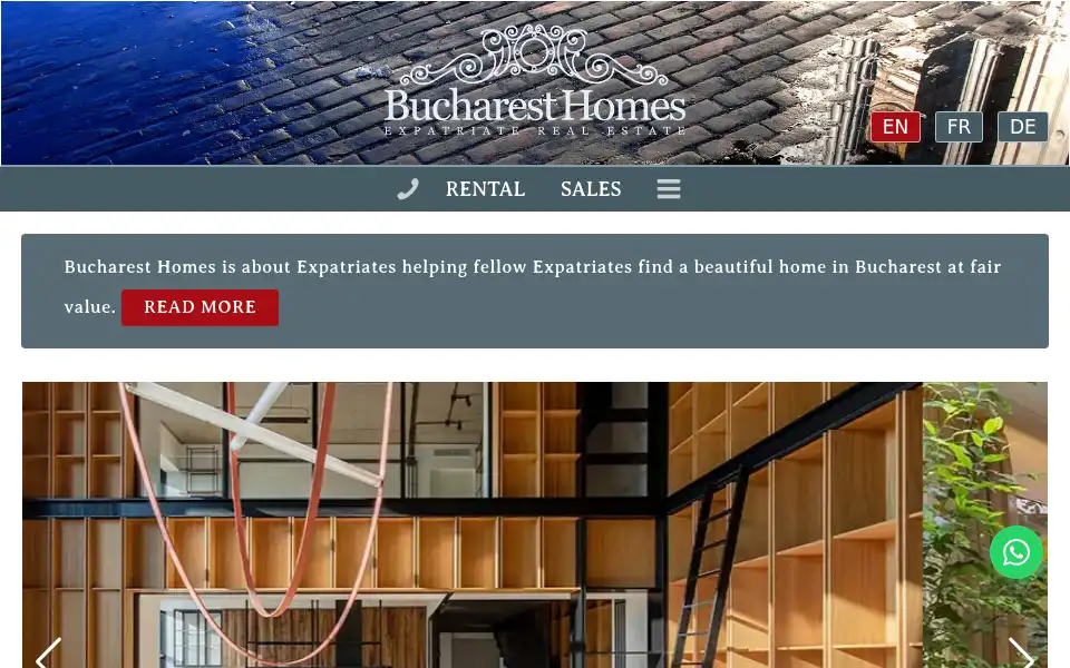 Screenshot of bucharest-homes.ro