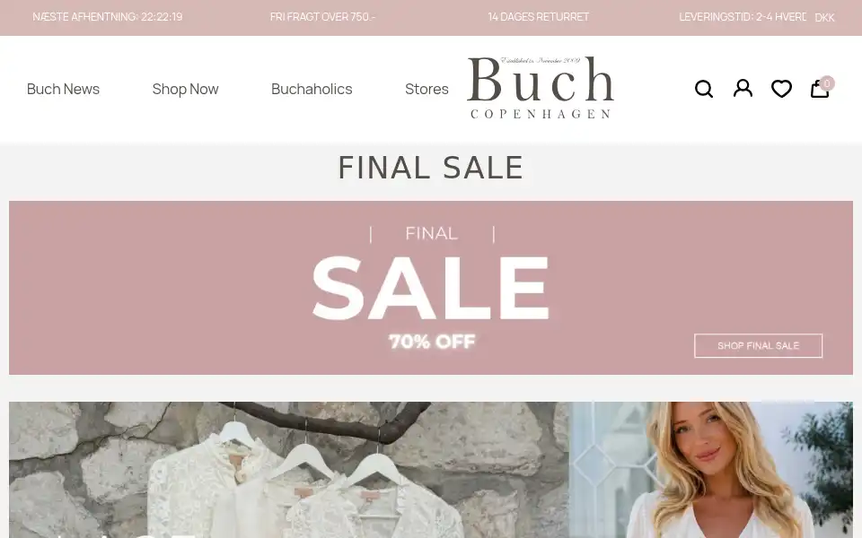 Screenshot of buchcopenhagen.dk