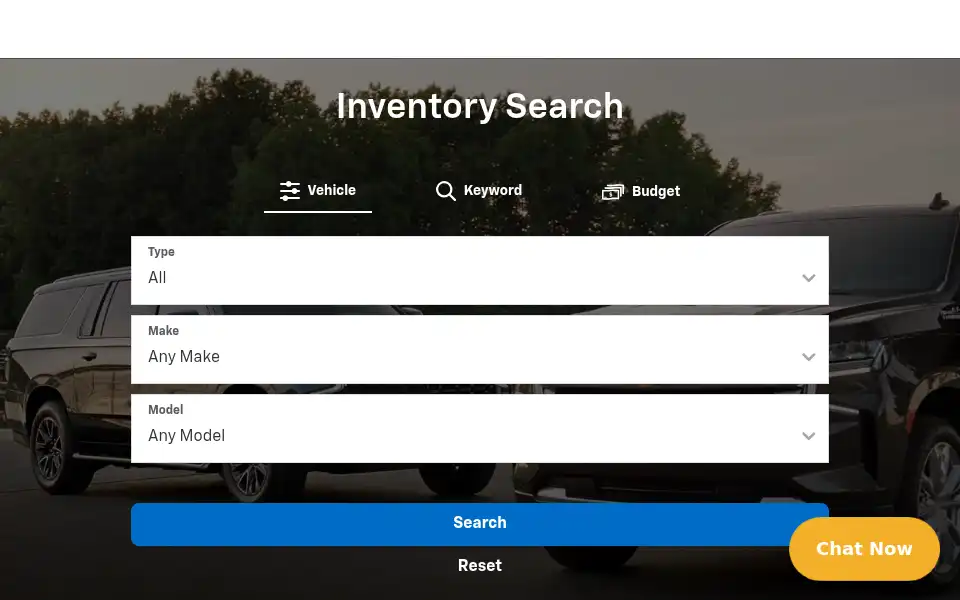 Screenshot of buckalewchevrolet.com
