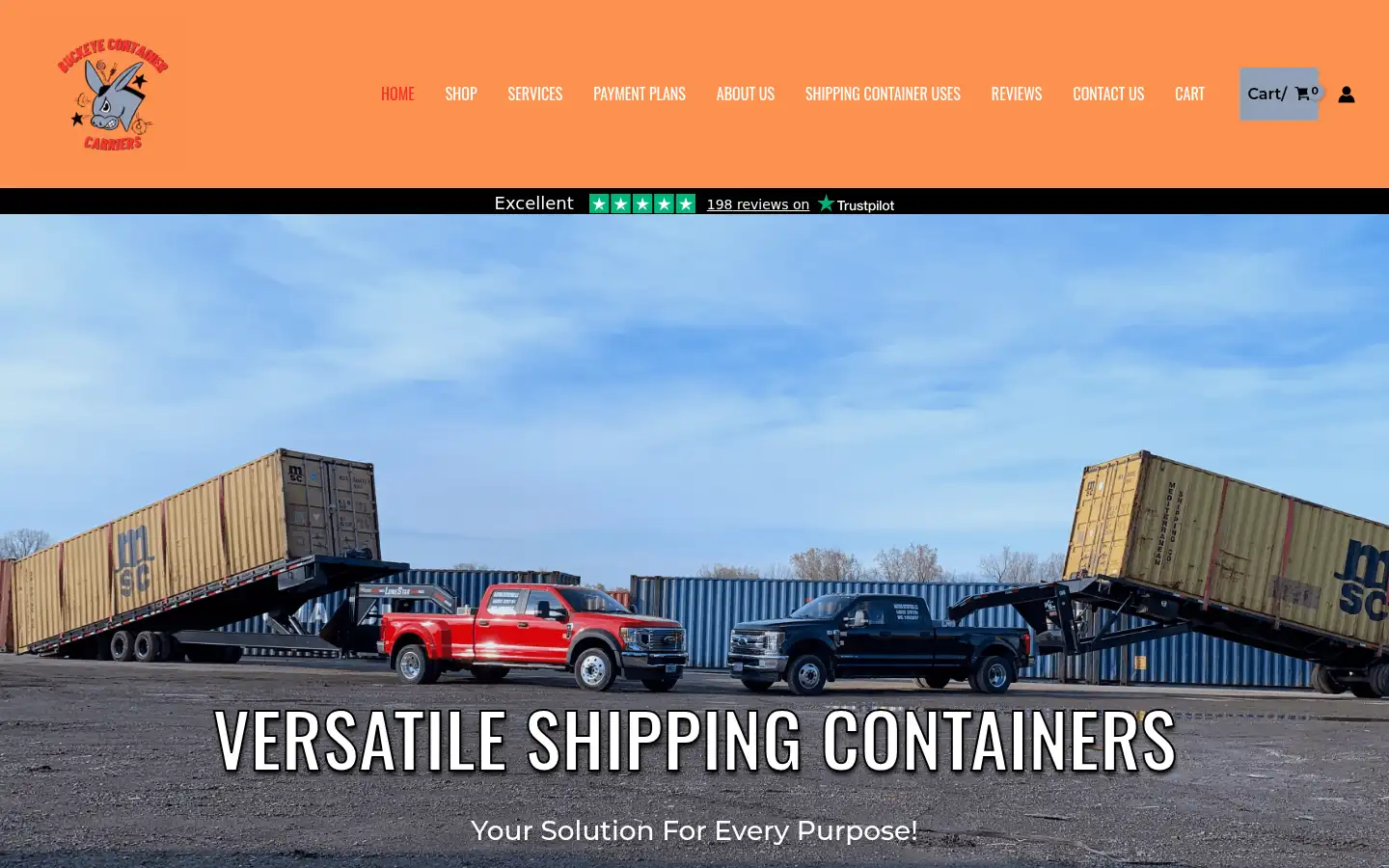 Screenshot of buckeyecontainercarriers.com