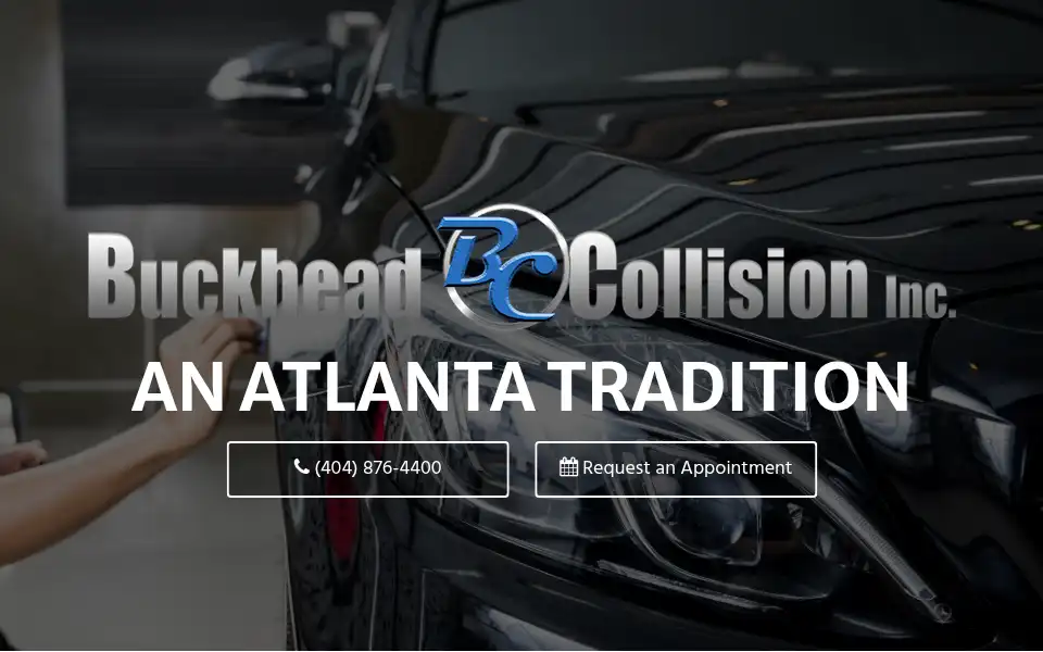 Screenshot of buckheadcollision.com