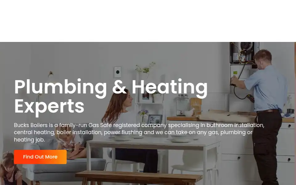 Screenshot of bucksboilers.com