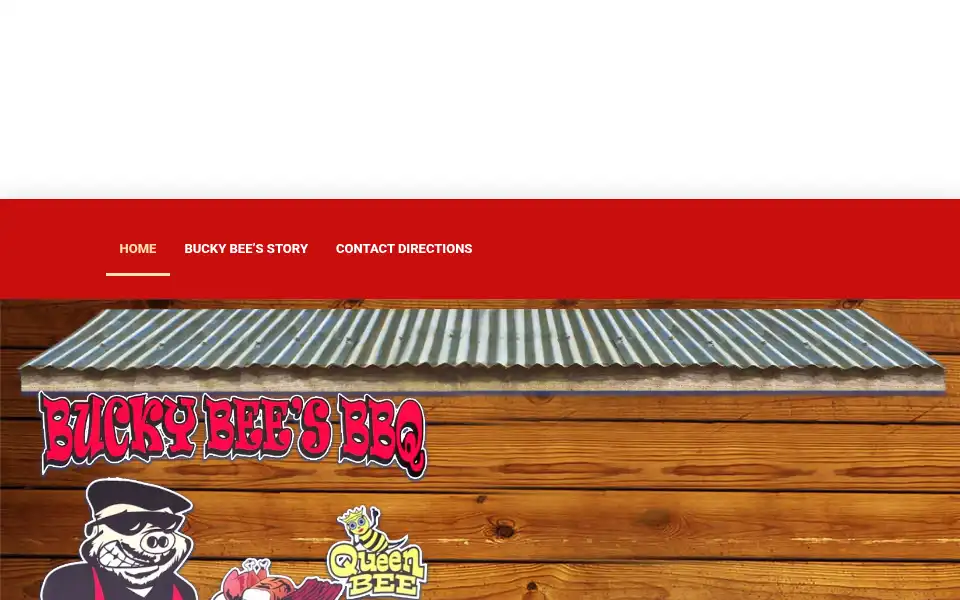 Screenshot of buckybeesbbqtogo.com