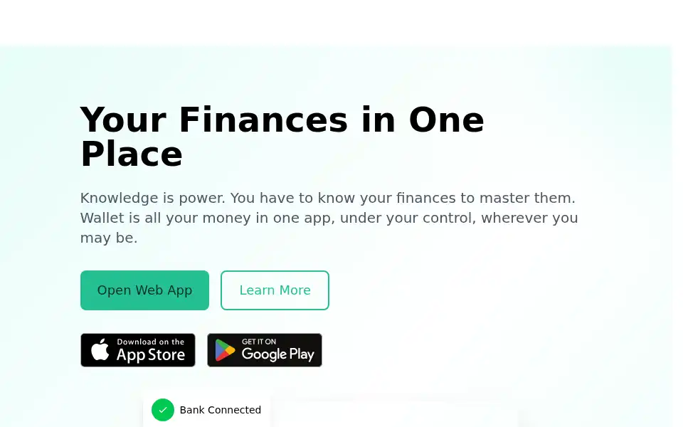 Screenshot of budgetbakers.com