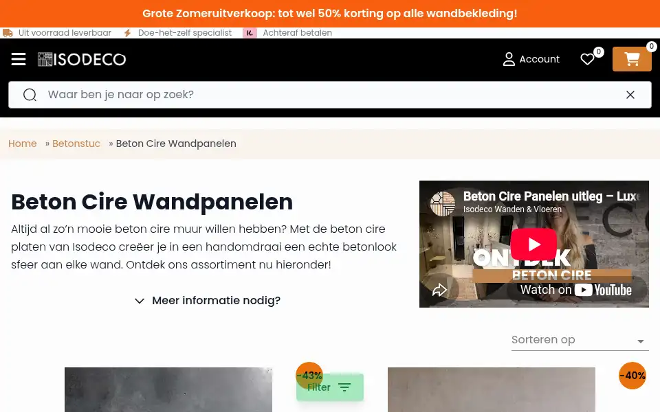 Screenshot of budgethouse.nl
