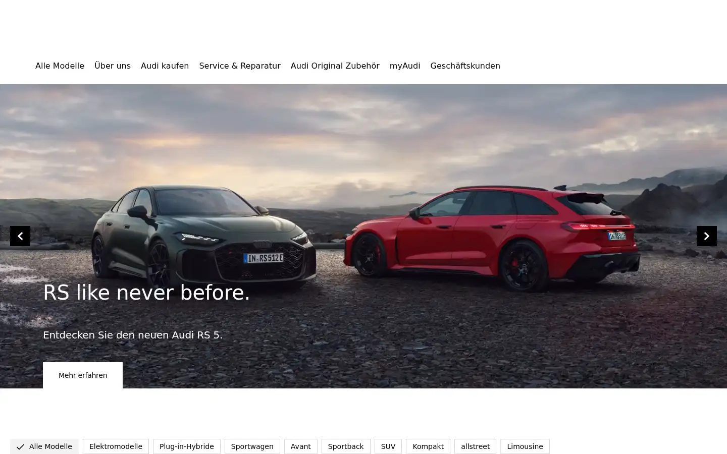 Screenshot of buergisser-garage.ch
