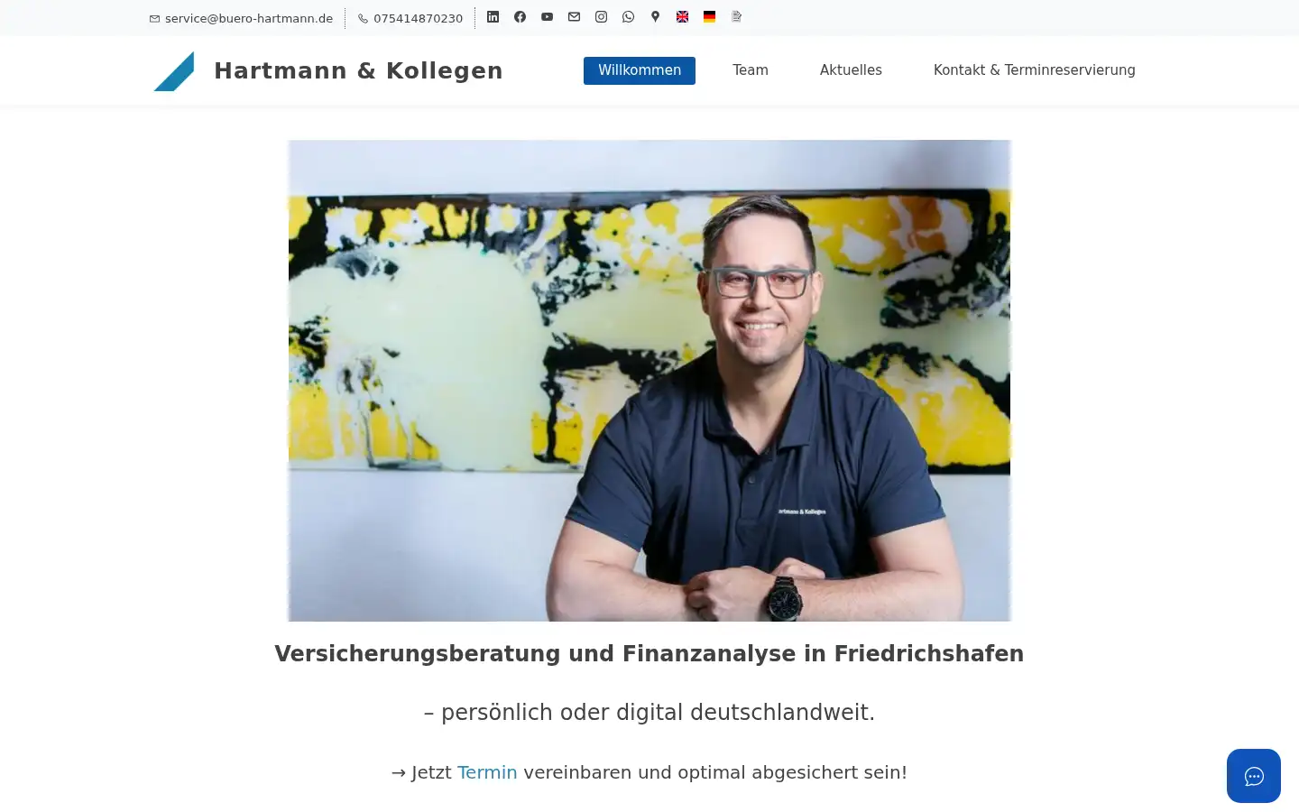 Screenshot of buerohartmann.de
