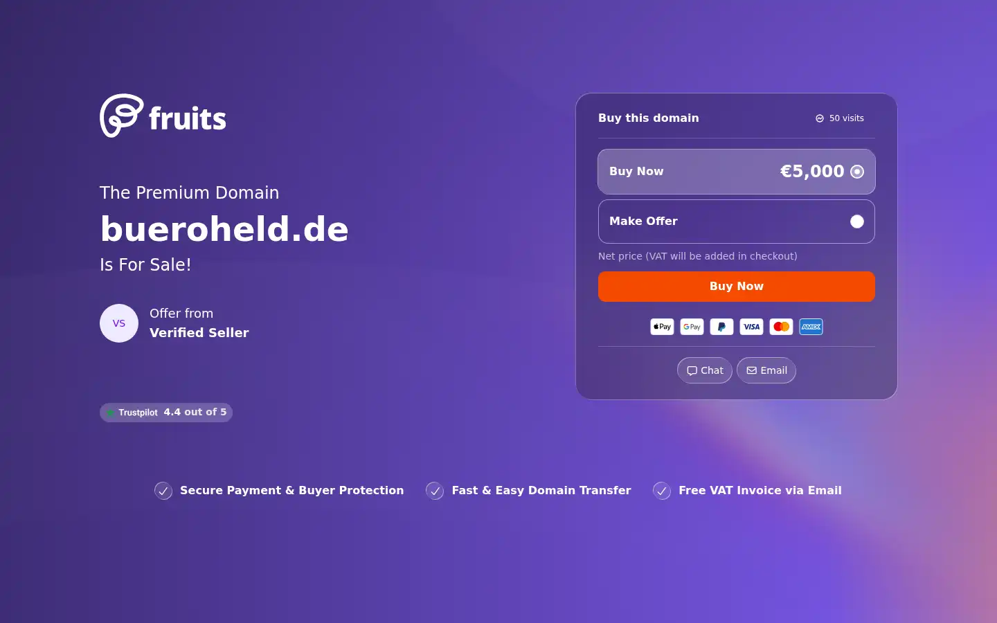 Screenshot of bueroheld.de